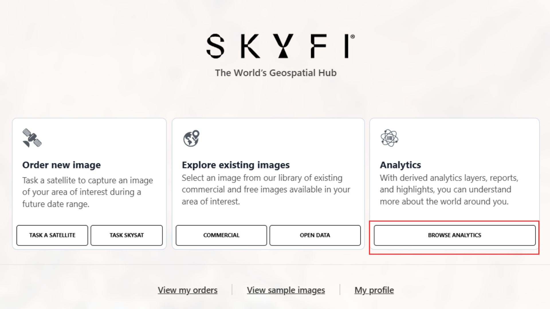 How to View Analytics Highlights - SkyFi Blog